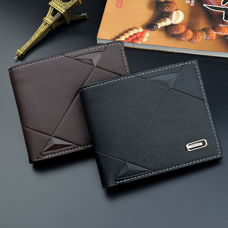 Mens Short PU Wallet