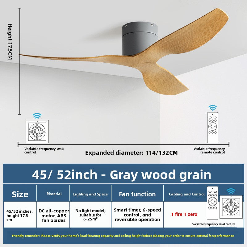 Industrial Retro Ceiling Fan with Inverter Technology