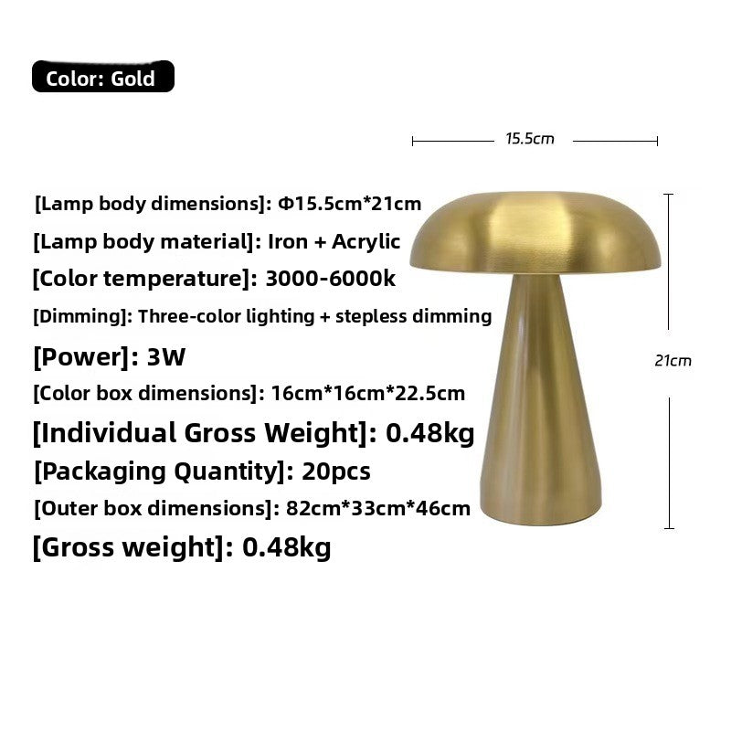 Mushroom Shape LED Table Lamp