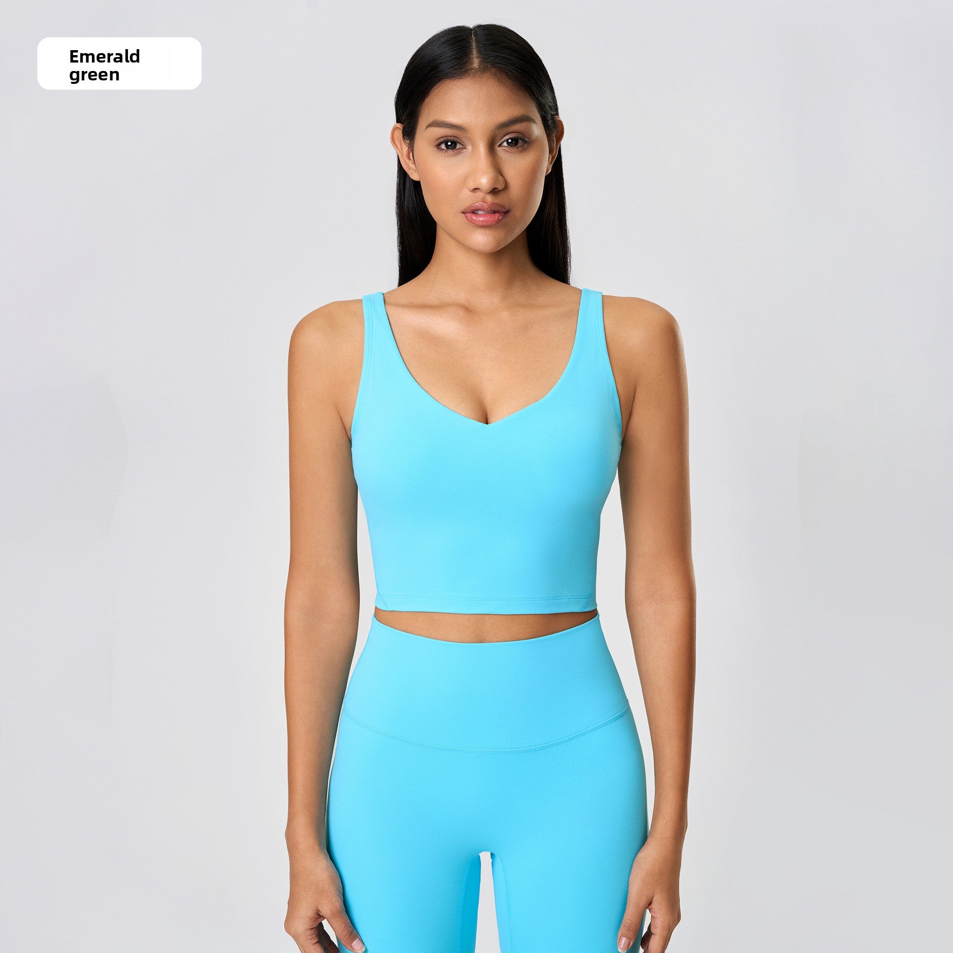 Women's shock-absorbing U-shaped back-support yoga underwear