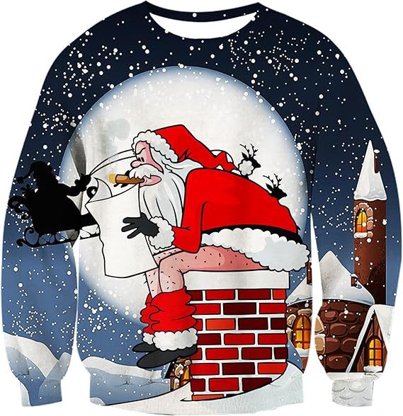 Christmas Animal Print Sweatshirt