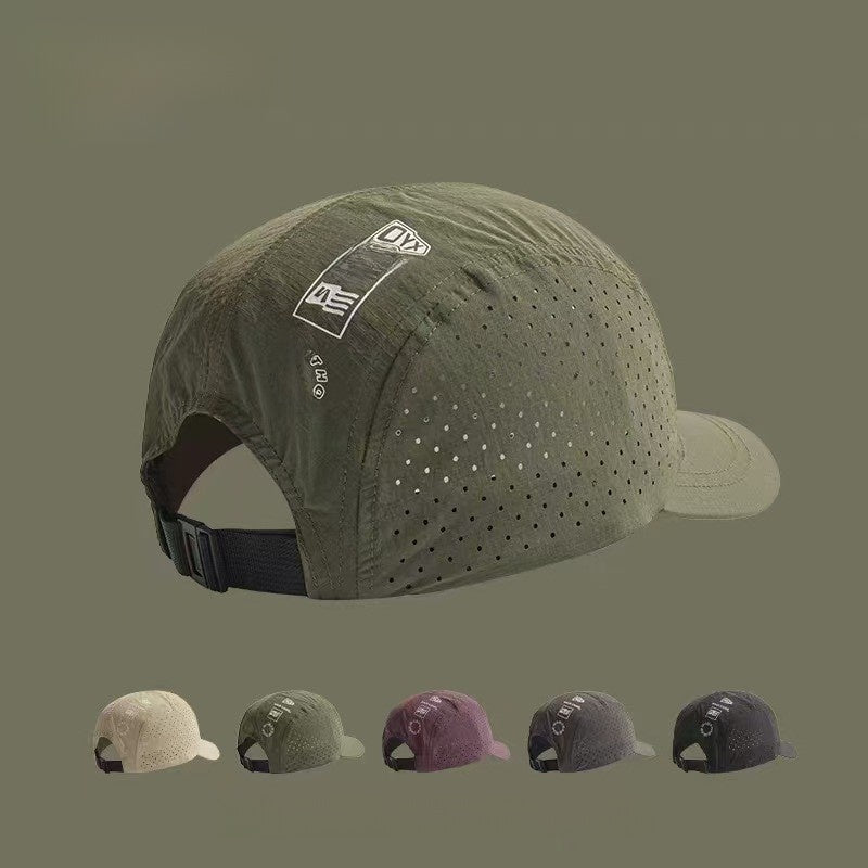 Mesh Baseball Cap with Adjustable Strap