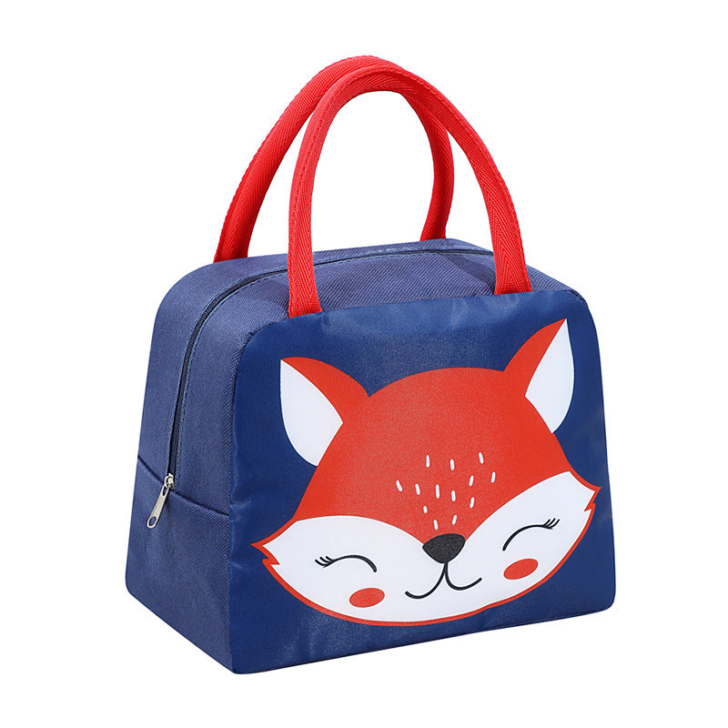 Cartoon Insulated Lunch Bag with Aluminum Foil