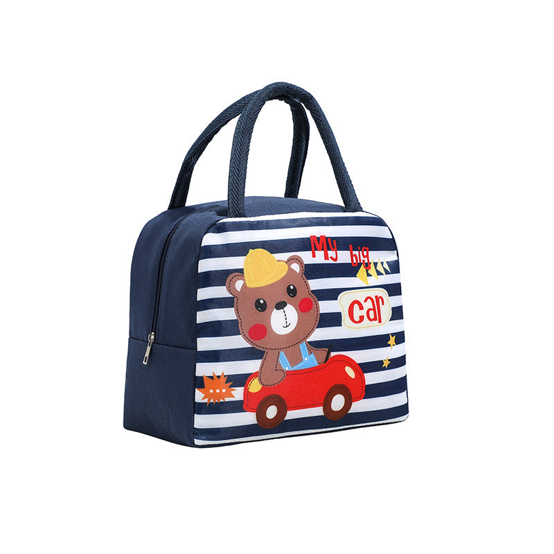 Cartoon Insulated Lunch Bag with Aluminum Foil