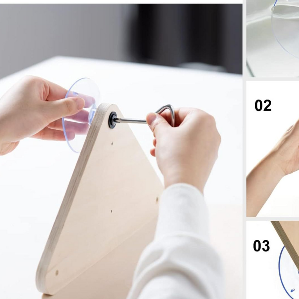 Suction Cup Wall-Mounted Cat Climbing Platform