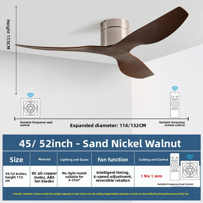 Industrial Retro Ceiling Fan with Inverter Technology