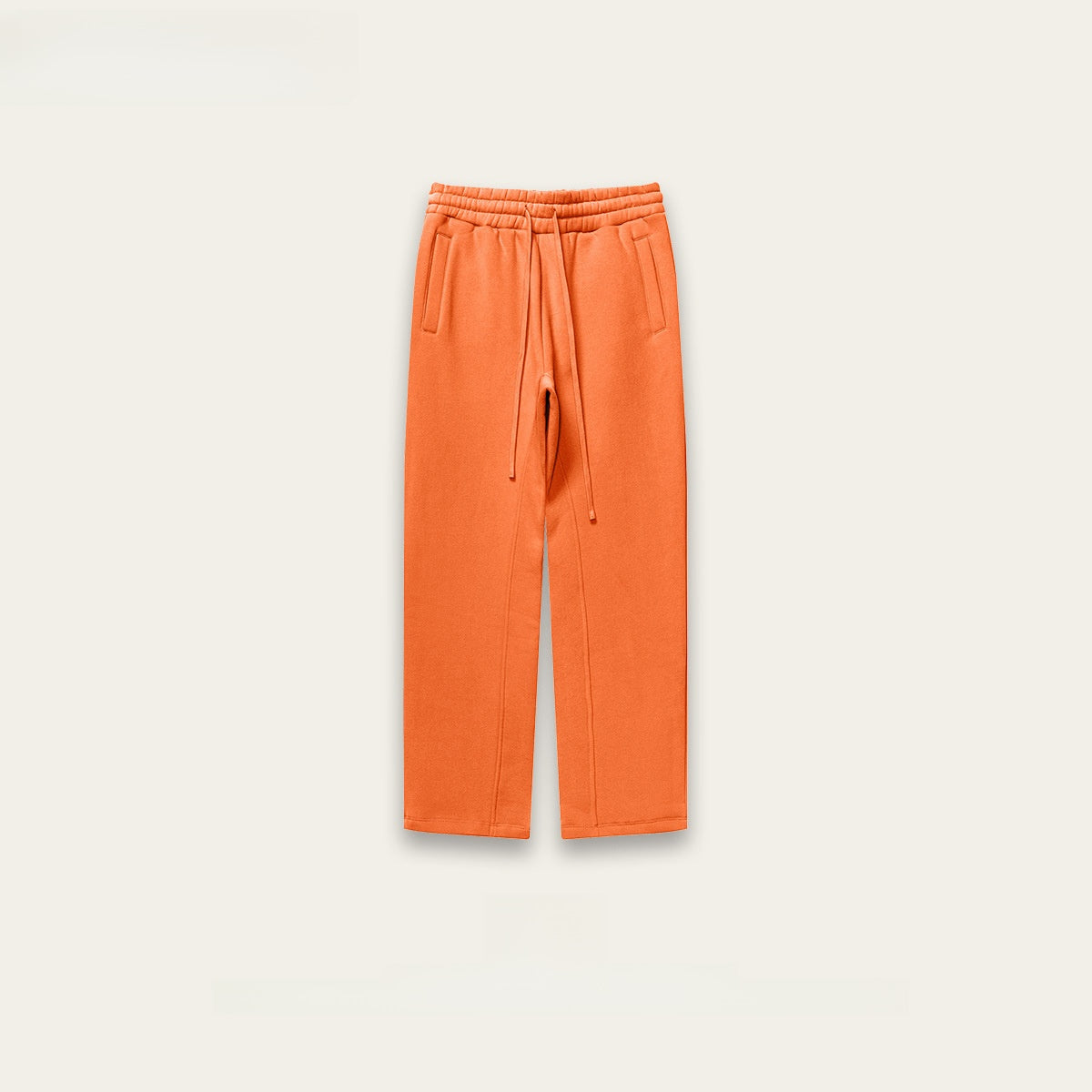 Winter Men's Solid Color Hooded Sweatshirt and Sweatpants Set