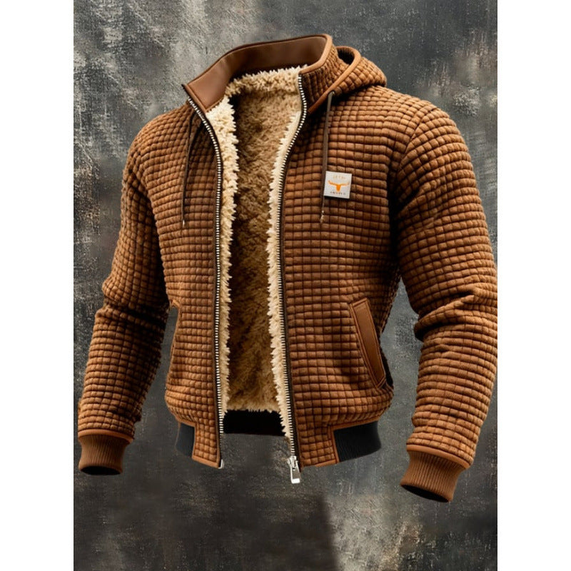 Fleece-Lined and Thickened Hooded Jackets