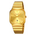 Square-shaped men's and women's watches