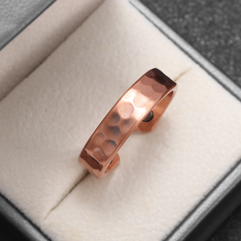 Copper Electroplated Open Ring Jewelry