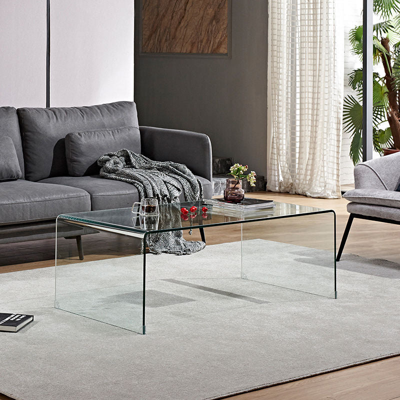 Minimalist Glass Coffee Table