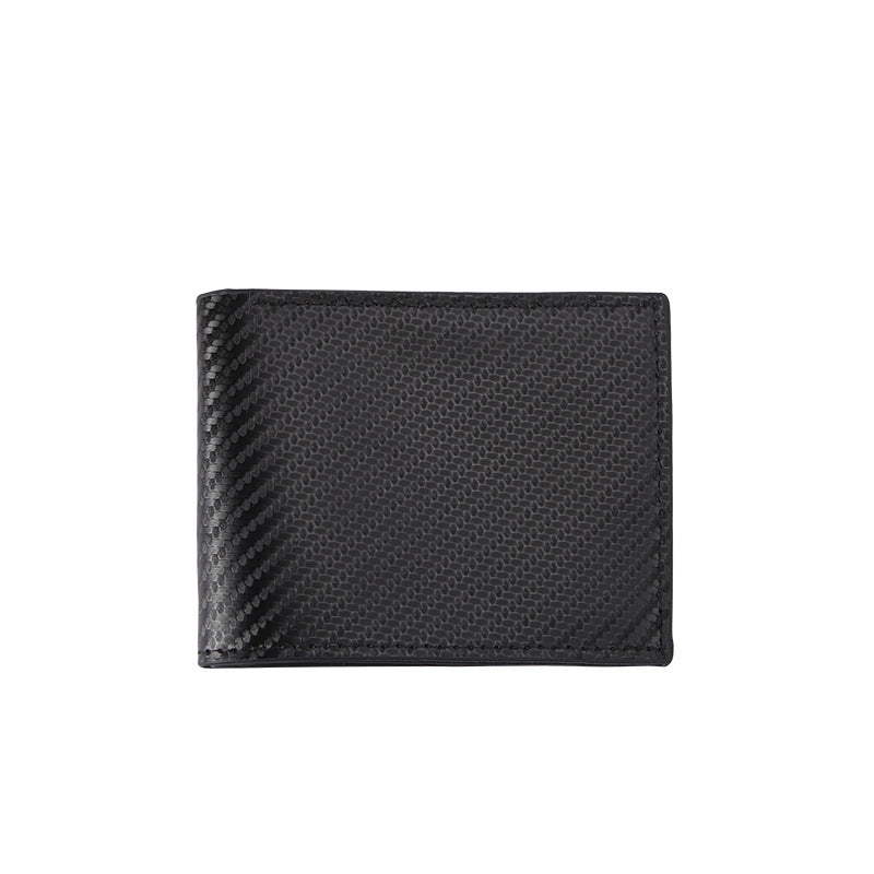 Men?s Wallet with Carbon-Fiber Pattern