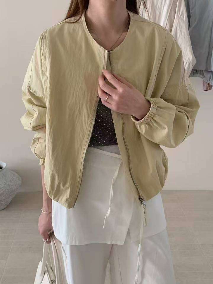 Womens Casual Baseball Jacket
