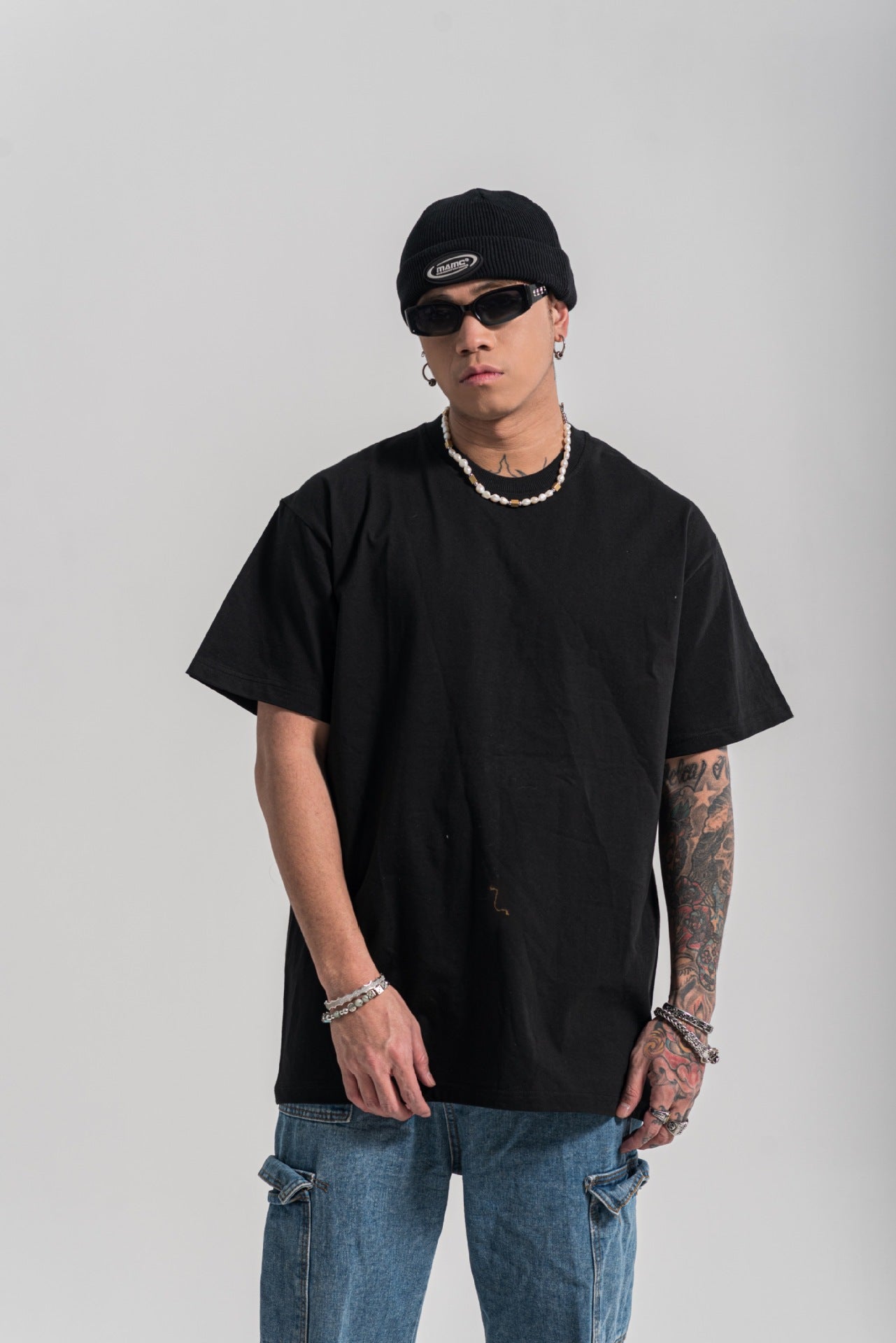 Heavyweight Cotton Drop Shoulder Tshirt