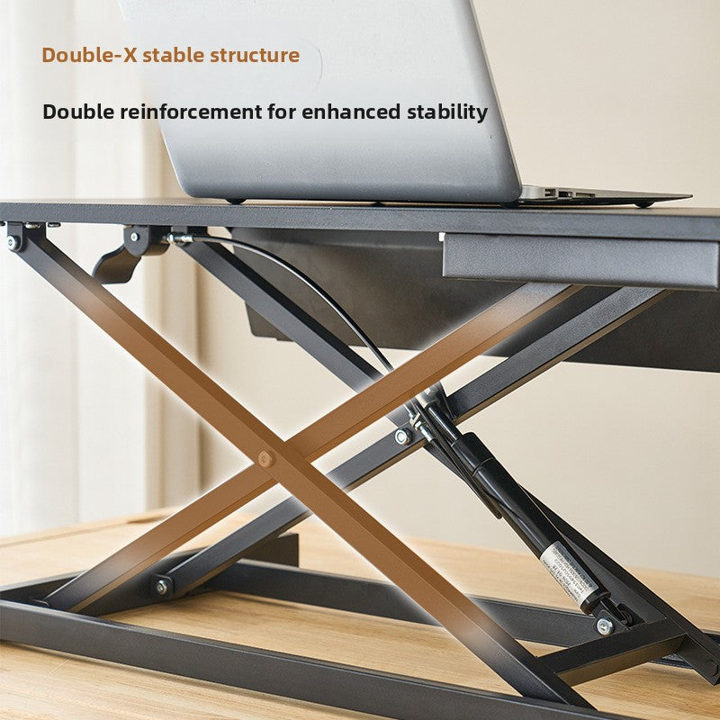 Pneumatic Height Adjustable Standing Desk with Magnetic Surface