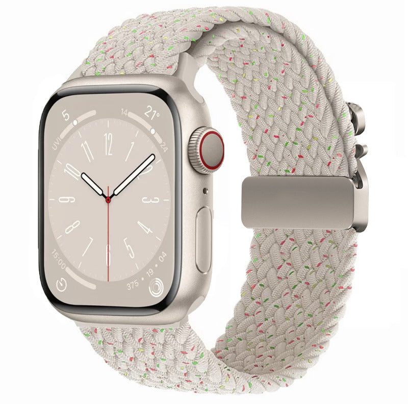 Braided Nylon Apple Watch Strap with Parachute Buckle