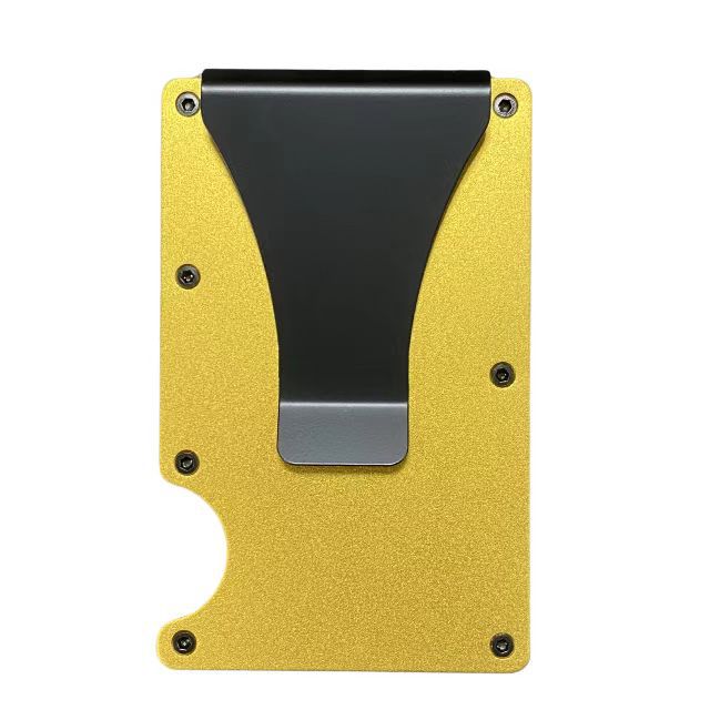 Aluminum Alloy RFID Blocking Card Holder Wallet