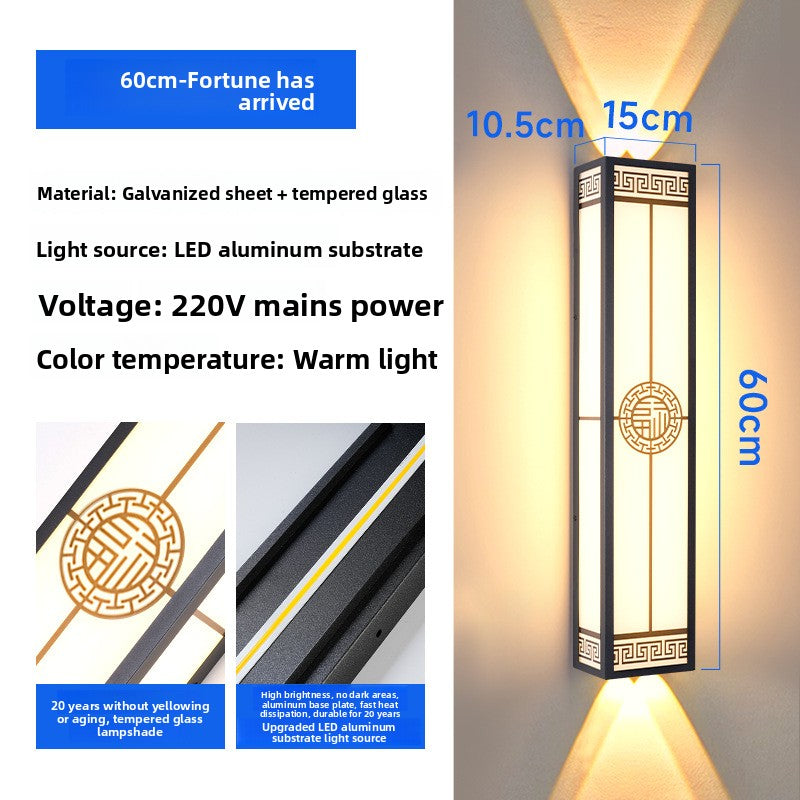 Chinese Style Outdoor LED Wall Light