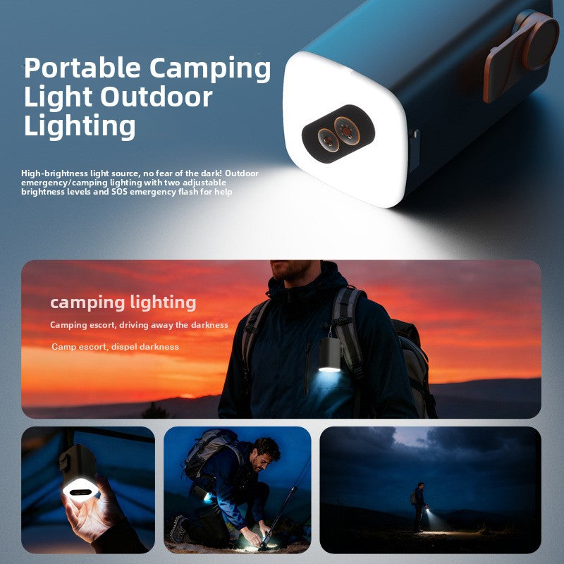 Portable Electric Air Pump with LED Light