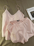 Slim-fit tank top and shorts