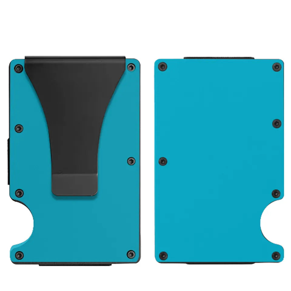 Aluminum Alloy RFID Blocking Card Holder Wallet