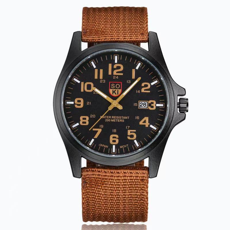 Woven Nylon Bag for Men's Watches