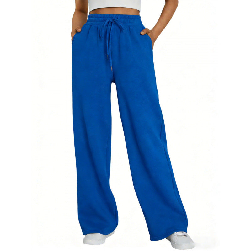 Unisex Loose Fit Polyester Long Pants