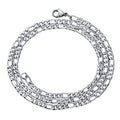 Titanium Steel Cuban Chain Necklace Unisex Plain Hip-Hop Style
