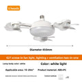 Foldable LED Fan Light with E27 Socket