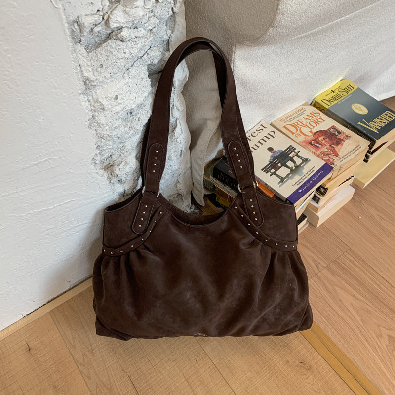 Retro Large Capacity Crossbody Tote Bag