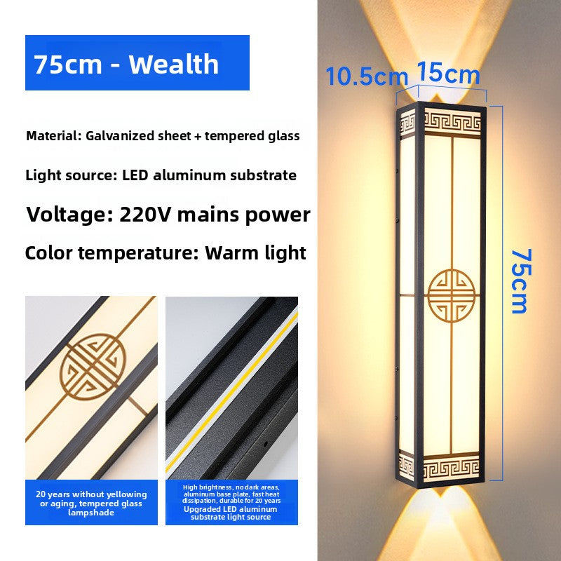 Chinese Style Outdoor LED Wall Light