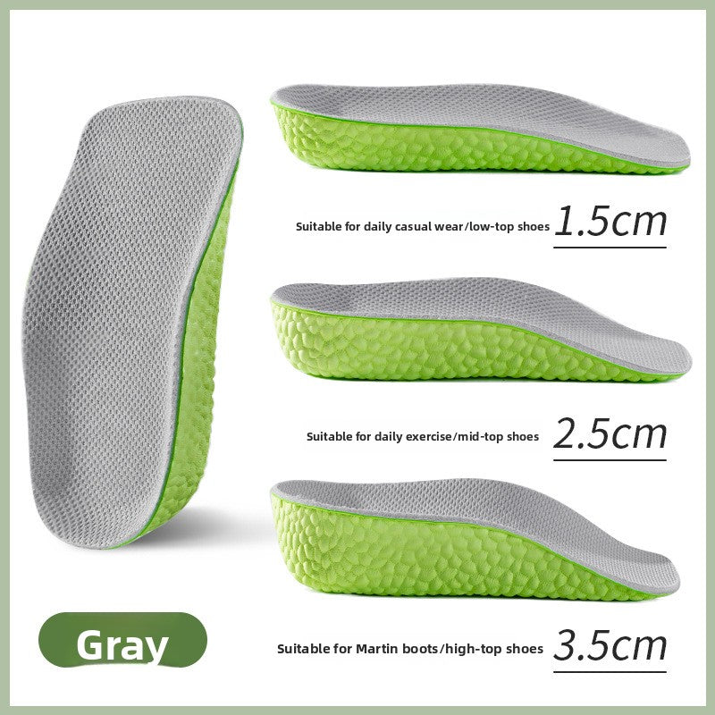 Invisible Height-Increasing Insoles with Arch Support, Unisex Height-Increasing Insoles