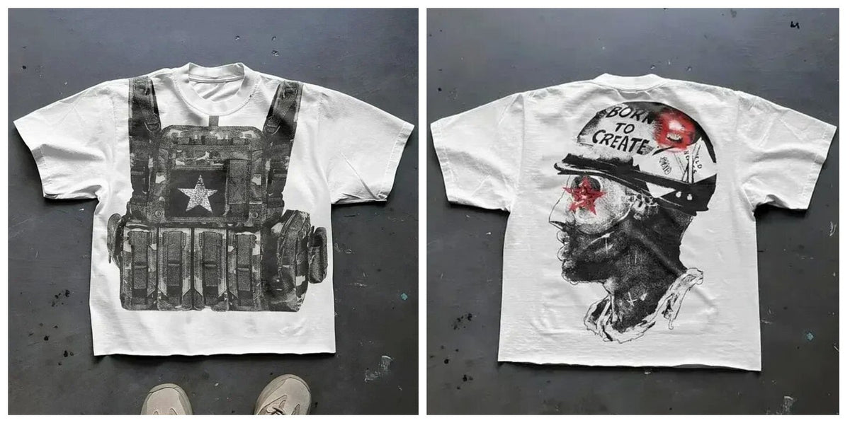 Graphic Print Loose-Fit Men's T-Shirt