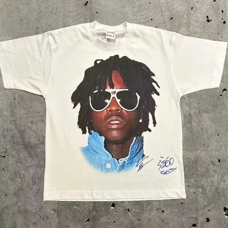 Graphic Print Cotton T-Shirt