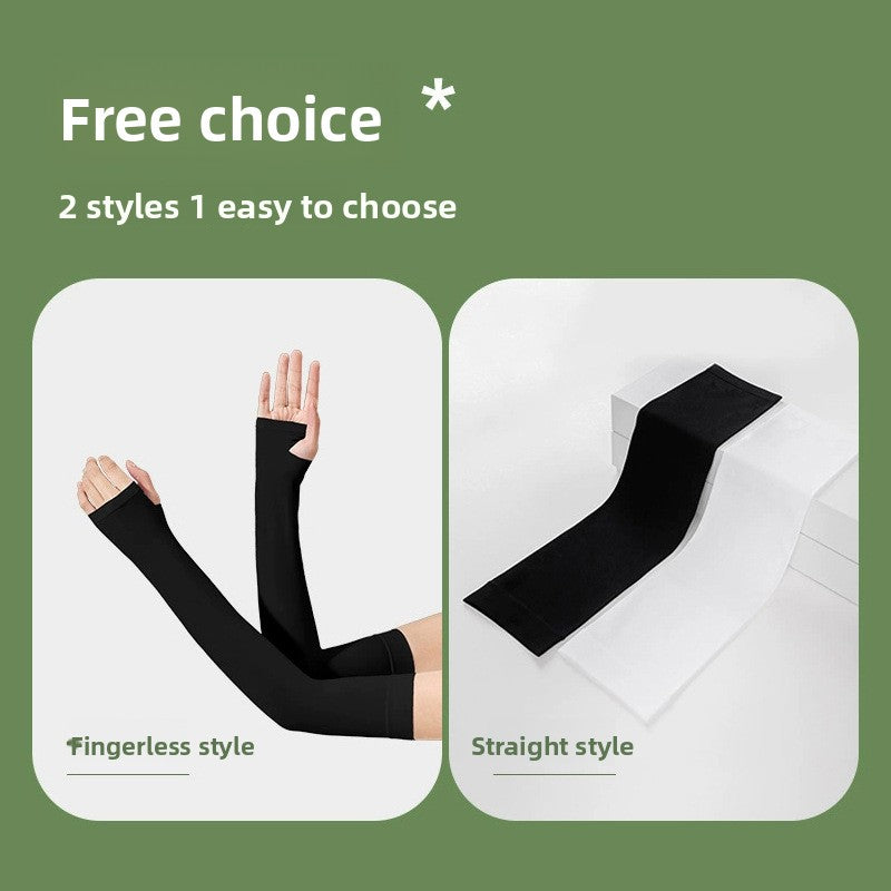 Unisex UV Protection Ice Sleeves for Outdoor Activities