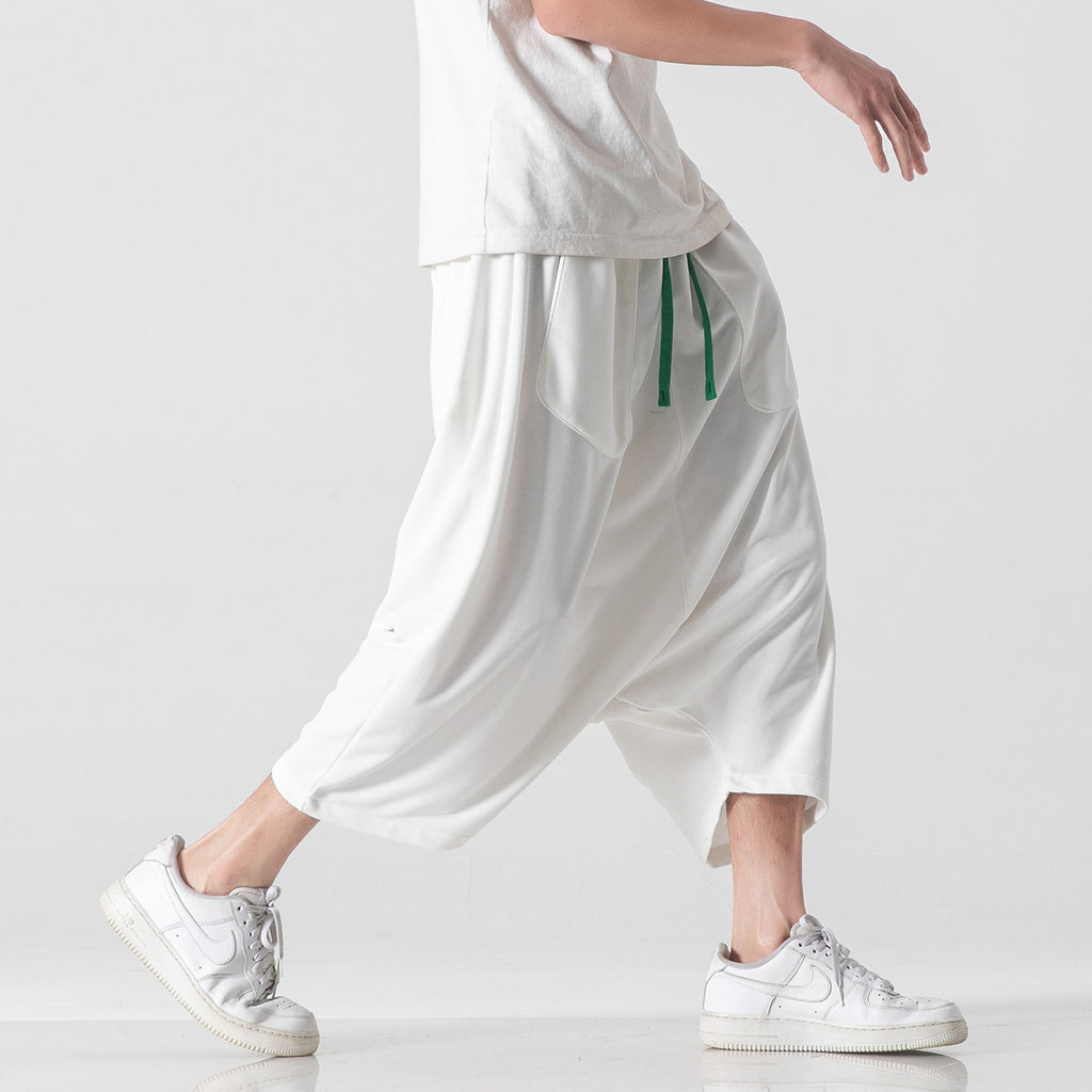 Japanese Style Cropped Casual Pants
