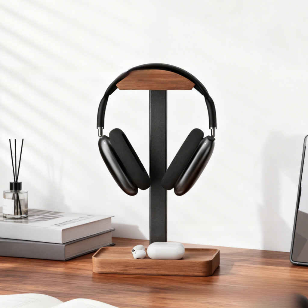 Headphone Stand with Storage Base