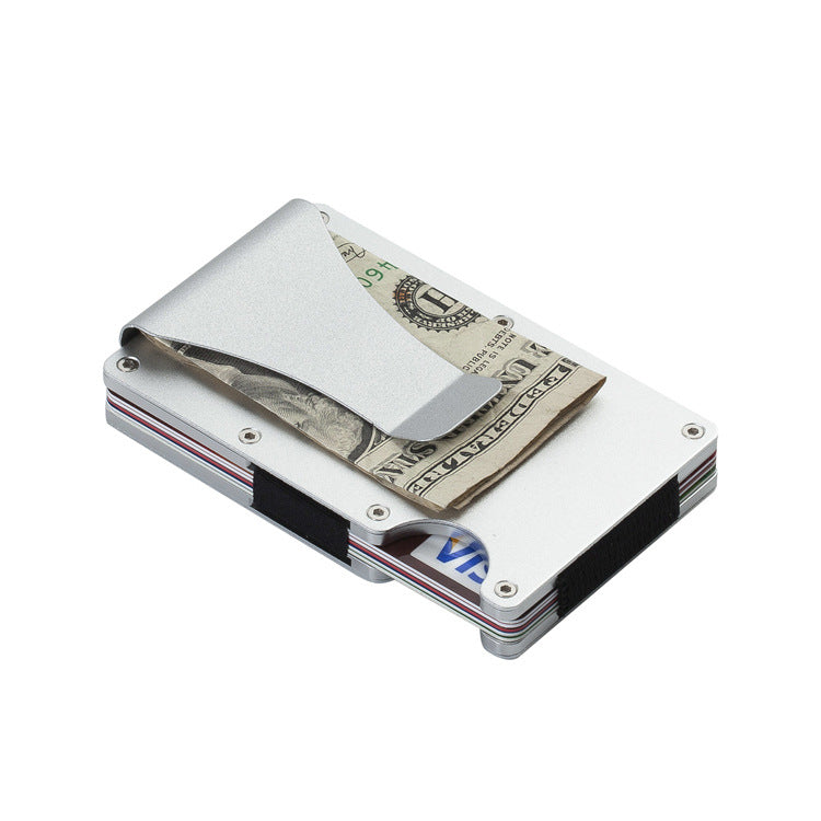 Aluminum Alloy RFID Blocking Card Holder Wallet