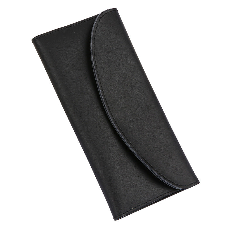 Genuine Cowhide Minimalist Womens Wallet Functional Long Clutch