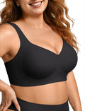 Women's support bra to prevent sagging and make large breasts appear smaller