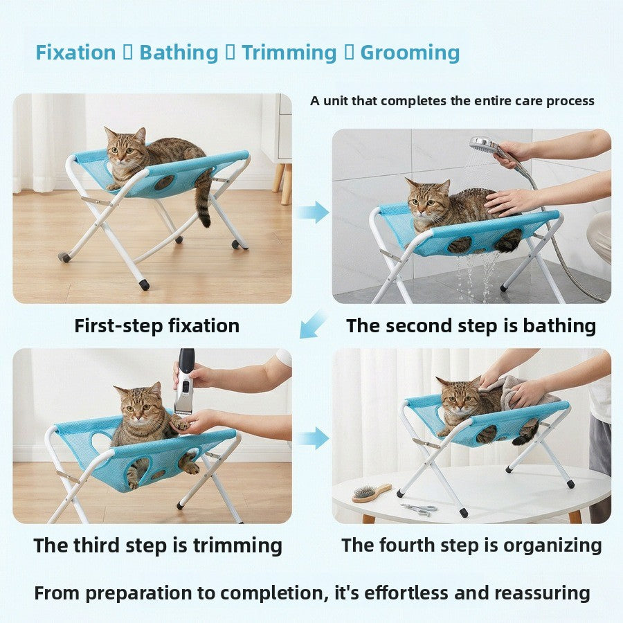 Foldable Pet Grooming and Bathing Table