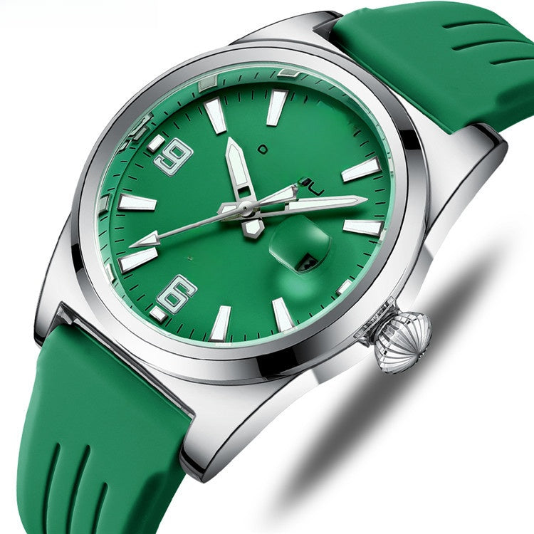 CRRJU Quartz Watch Leather Strap Waterproof