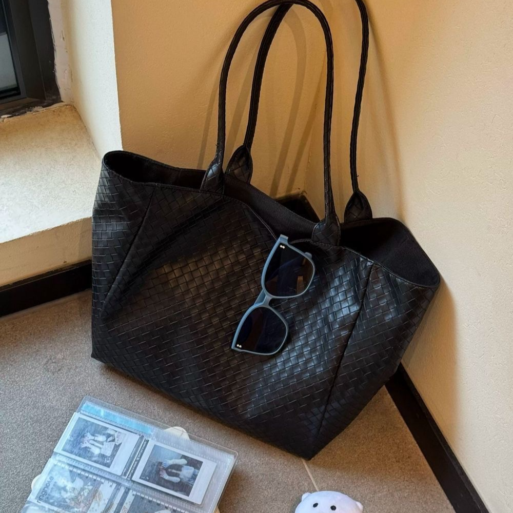 Woven Handbag Single-Shoulder Tote