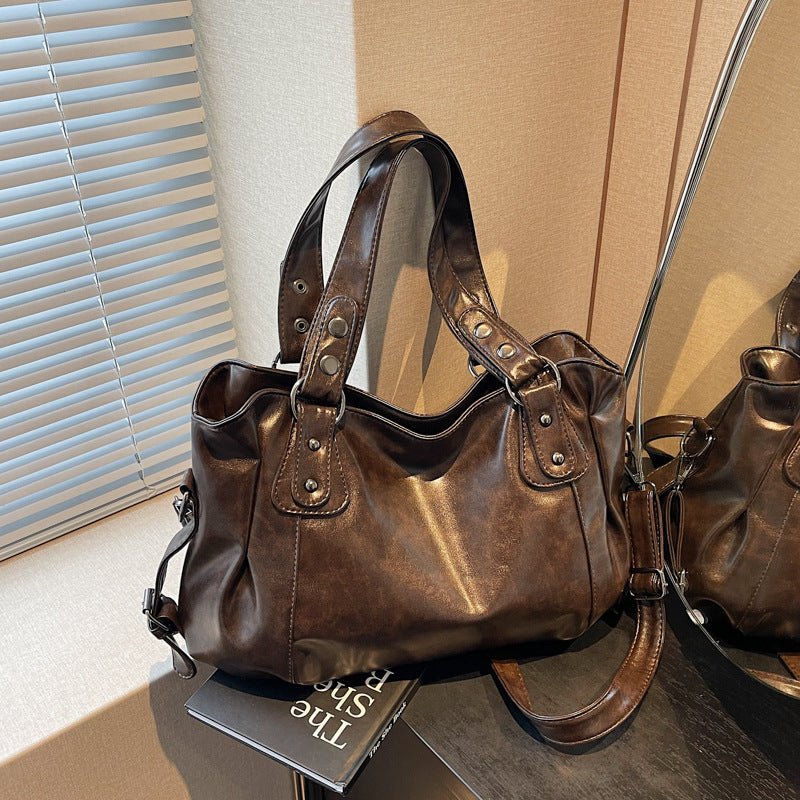Retro Shoulder Tote Bag for Women