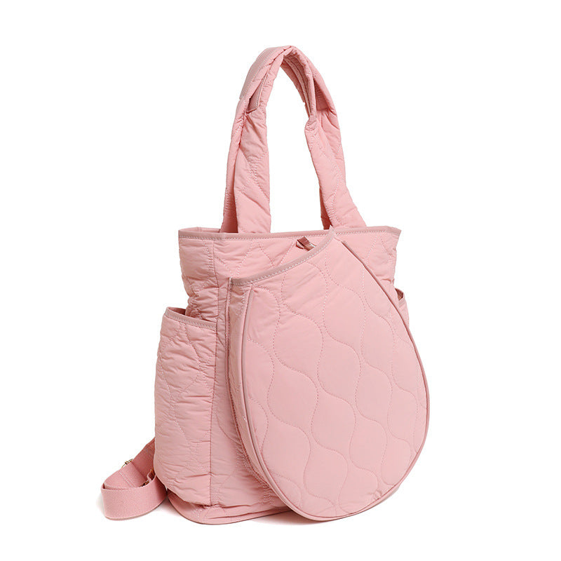 Dual Shoulder Sports Bag with Shoe Compartment