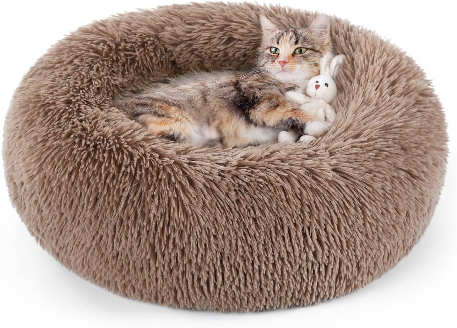Soft and round pet bed