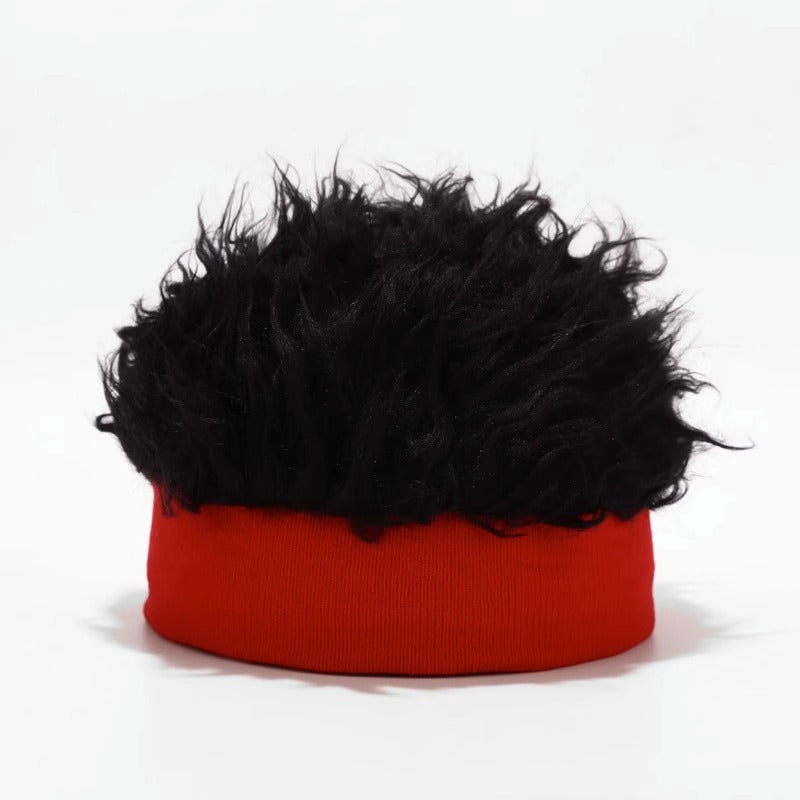 Knitted Unisex Winter Wig Cap / Landlady Cap