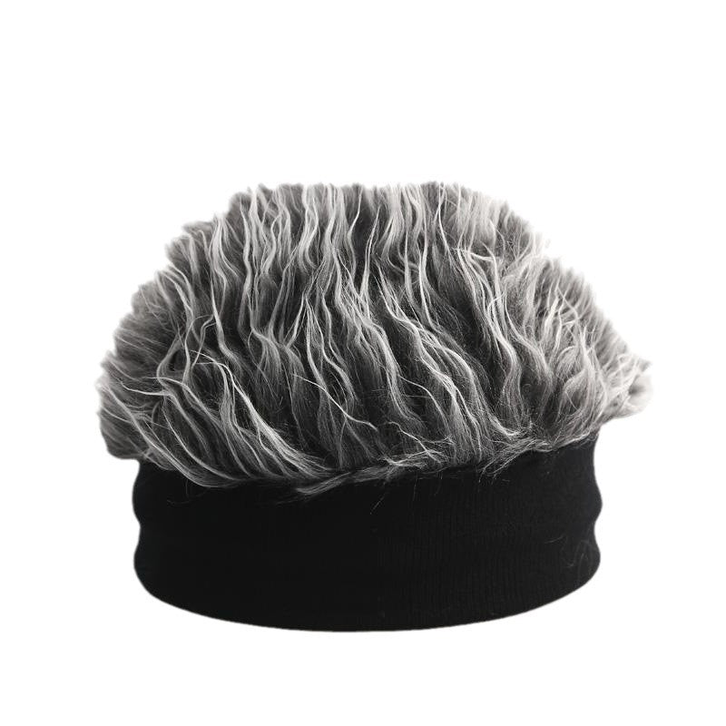 Knitted Unisex Winter Wig Cap / Landlady Cap