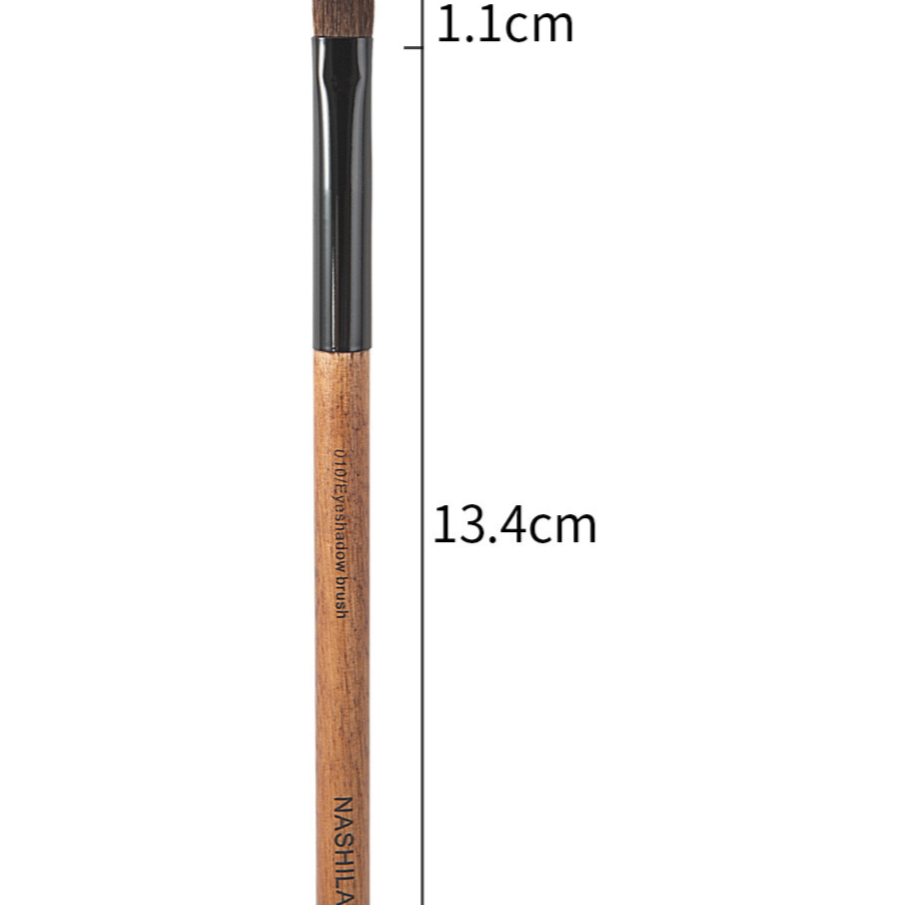 14-Piece Natural Wood Makeup Brush