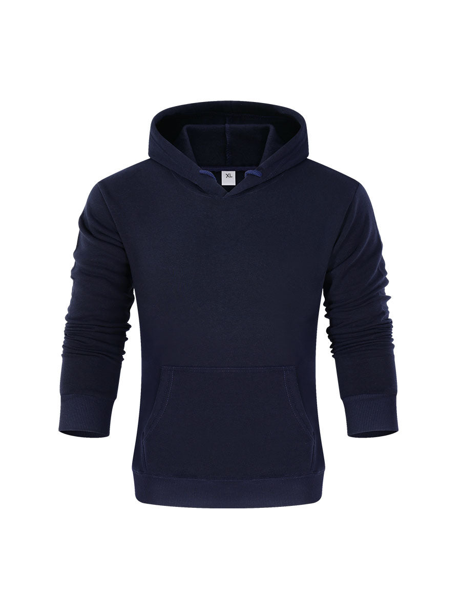 Fleece Lined Hooded Pullover Sweatshirt